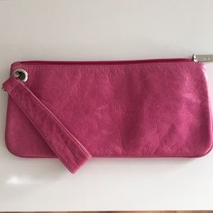 HOBO wristlet/clutch Leather